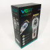Машинка для стрижки волосся та бороди професійна VGR V-699 B з насадками та LED дисплеєм. Колір: білий