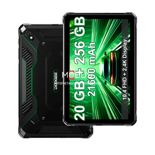 DOOGEE R20 8/256gb green 21600mah