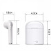 Бездротові Bluetooth навушники i7 mini TWS Stereo з боксом для зарядки. Колір білий
