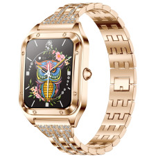 Розумний смарт годинник Smart Flower New Gold, 2 ремешка
