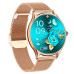 Розумний смарт годинник Smart Milano Gold Steel, 2 ремешка