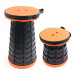 Розкладний стілець, складаний табурет Retractable Stool. Колір помаранчевий