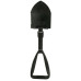 Лопата туристична багатофункціональна Shovel 009, міні лопата для кемпінгу, саперна лопата. Колір: чорний