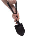Лопата туристична багатофункціональна Shovel 009, міні лопата для кемпінгу, саперна лопата. Колір: чорний