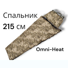 Великий спальний мішок до -25, тактичний зимовий спальник , військовий піксель