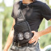 Тактична чоловіча сумка з кобурою Cordura 1000D – 6 кишень, чорна