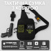 Тактична сумка на плече з кобурою, система MOLLE, патч-панель, Cordura