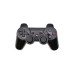 Бездротовий ігровий геймпад Doubleshock PS3/PC акумуляторний джойстик з функцією вібрації. Колір: чорний