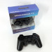 Бездротовий ігровий геймпад Doubleshock PS3/PC акумуляторний джойстик з функцією вібрації. Колір: чорний