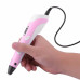 3D ручка Smart 3D Pen 2 c LCD дисплеєм. Колір рожевий