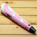 3D ручка Smart 3D Pen 2 c LCD дисплеєм. Колір рожевий