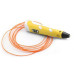 3D ручка Smart 3D Pen 2 c LCD дисплеєм. Колір жовтий