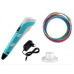 3D ручка Smart 3D Pen 2 c LCD дисплеєм. Колір блакитний