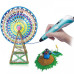 3D ручка Smart 3D Pen 2 c LCD дисплеєм. Колір блакитний