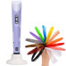 3D ручка Smart 3D Pen 2 c LCD дисплеєм. Колір фіолетовий