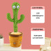 Танцюючий кактус співаючий 120 пісень з підсвічуванням Dancing Cactus TikTok іграшка Повторюшка кактус