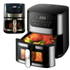 Аерогриль Rainberg RB 2268 4200W аерофритюрниця безолійна без олії з регулюванням температури 8 л