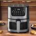 Аерогриль Rainberg RB 2268 4200W аерофритюрниця безолійна без олії з регулюванням температури 8 л